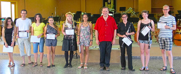Xativa Clarinetists 2013